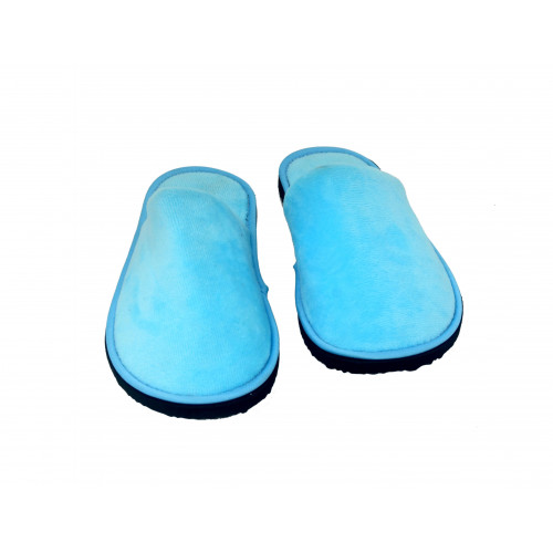 Blue Winter Carpet Bedroom Slipper For Men and Women