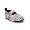 Newspaper Style Black Color Baby Shoes (3 to 12 months) For Girls and Boys