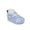 Newspaper Style Blue Color Shoes For Baby Boy and Girl