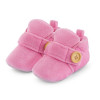 Velvet Soft Base Light Pink Baby Booties