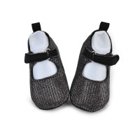 Super Star Black Baby Shoes For Girls and Boys