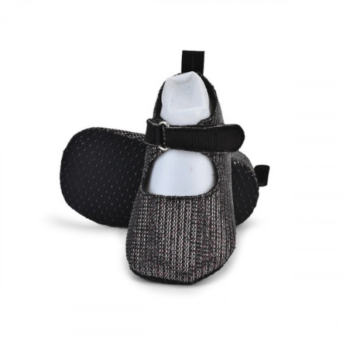 Super Star Black Baby Shoes For Girls and Boys
