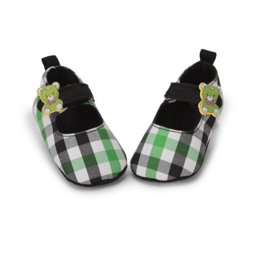 Check Green Baby shoes For Girls and Boys