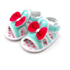 Bow Style Green Color Velcro Flats baby sandal