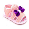 Bow Style Pink Color Velcro Flats baby sandal