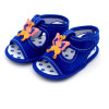 Butterfly Design Blue Color Velcro Flat baby sandals 