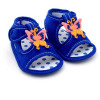 Butterfly Design Blue Color Velcro Flat baby sandals 