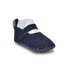 Dotted Textured Blue Color Baby Shoes For Girls and Boys