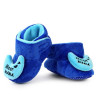 Moon Mama Blue Color Textured Baby Shoes For Boys and Girls