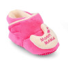 Moon Mama Pink Color Textured Baby Shoes For Boy & Girl