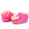 Moon Mama Pink Color Textured Baby Shoes For Boy & Girl