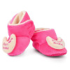 Moon Mama Pink Color Textured Baby Shoes For Boy & Girl