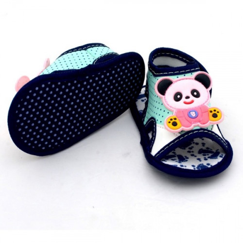 Panda Style Green Color Baby Sandal