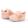 Velvet Soft Base Peach Baby Booties