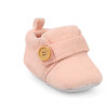 Velvet Soft Base Peach Baby Booties