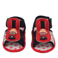 Santa Style Baby Sandal in Red Color