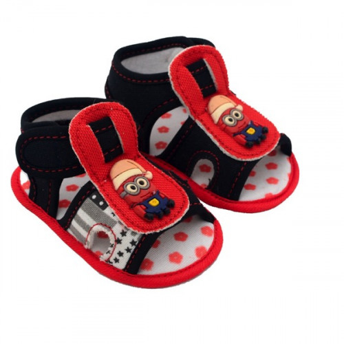 Santa Style Baby Sandal in Red Color
