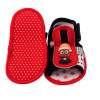 Santa Style Baby Sandal in Red Color