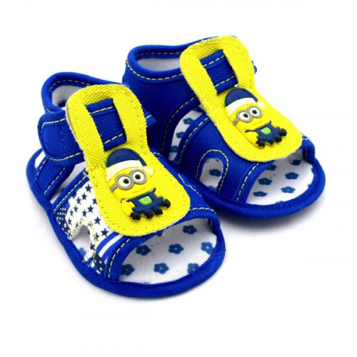 Santa Style Baby Sandal in Blue Color