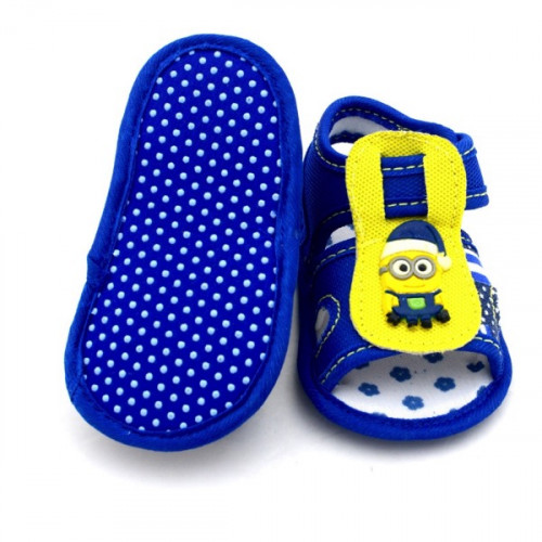Santa Style Baby Sandal in Blue Color
