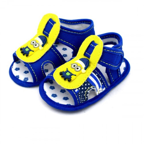 Santa Style Baby Sandal in Blue Color