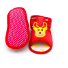 Deer Style Red Color Velcro Flats Baby Sandal