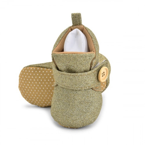 Premium Quality Glitter Golden Baby shoes For Boys