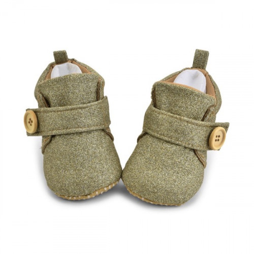 Premium Quality Glitter Golden Baby shoes For Boys