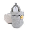 Premium Quality Glitter Silver Baby Booties For Boys