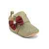 Premium Quality Glitter Golden Baby Booties For Girls