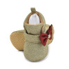 Premium Quality Glitter Golden Baby Booties For Girls