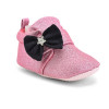 Premium Quality Glitter Pink Baby Booties For Girls