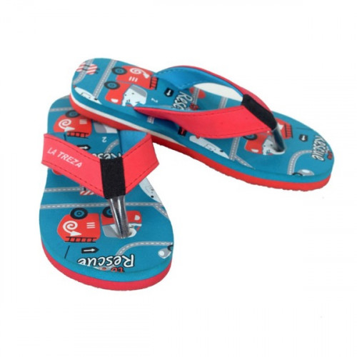 Car Character Blue Color Slipper Flip Flop For Boys & Girls
