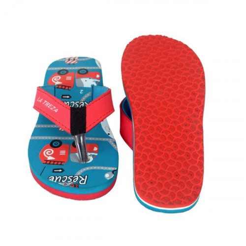 Car Character Blue Color Slipper Flip Flop For Boys & Girls