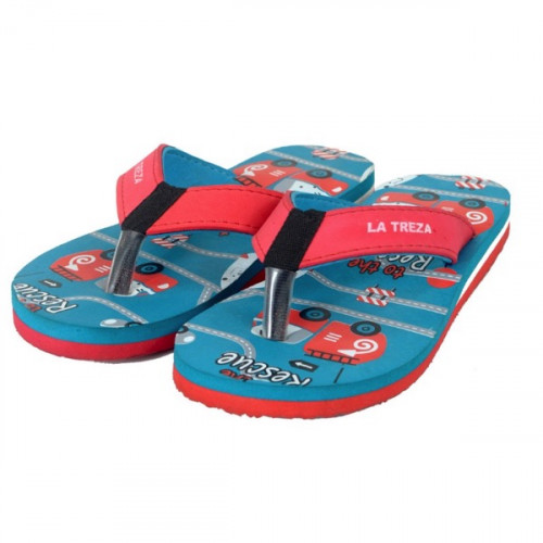 Car Character Blue Color Slipper Flip Flop For Boys & Girls