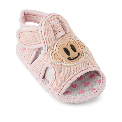Monkey Style Peach Color Baby Sandal 